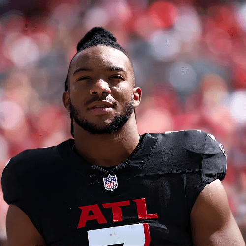 Bijan Robinson in an Atlanta Falcons uniform