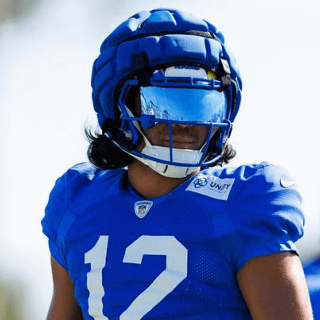 Puka Nacua at Los Angeles Rams training camp
