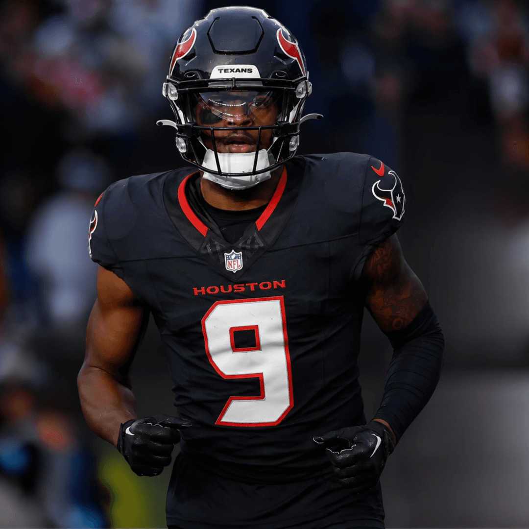 Kayshon Boutte in a Houston Texans uniform