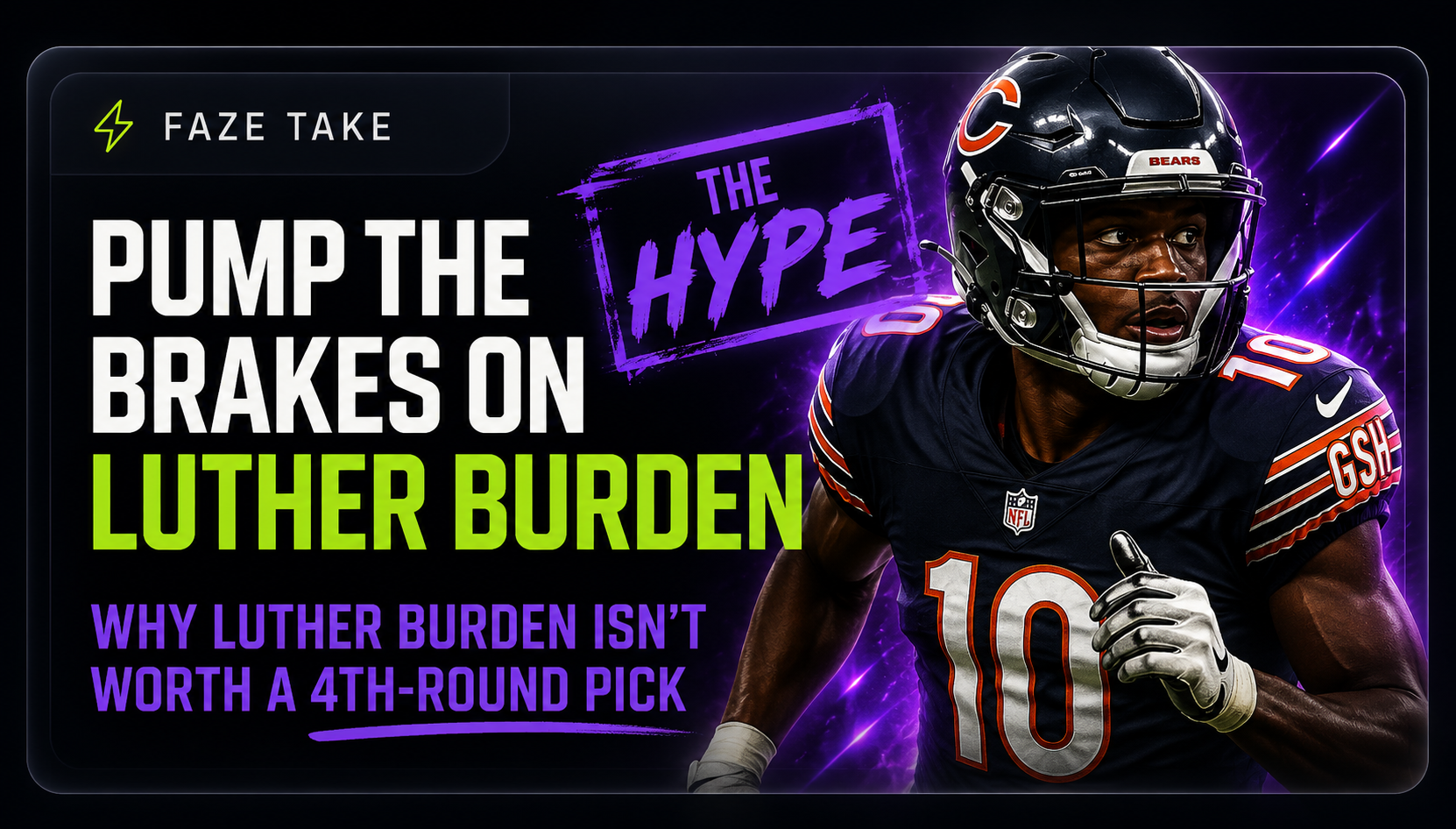 Pump the Brakes on Luther Burden FAZE Take hero artwork